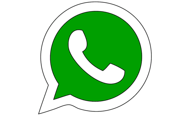 WhatsApp Logo Minimal. Coole Sprüche WhatsApp