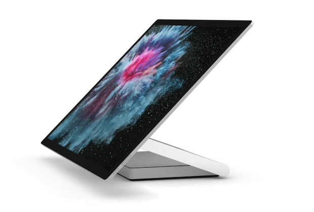 Surface Studio 2 Standfuss und Bildschirm