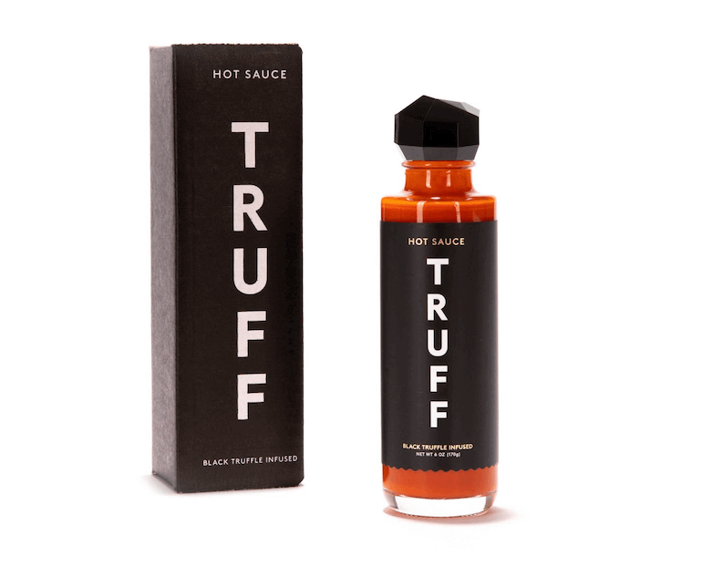 Truff Hot Sauce mit Verpackung