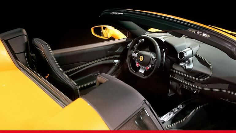 Ferrari F8 Spider 2020 Cockpit