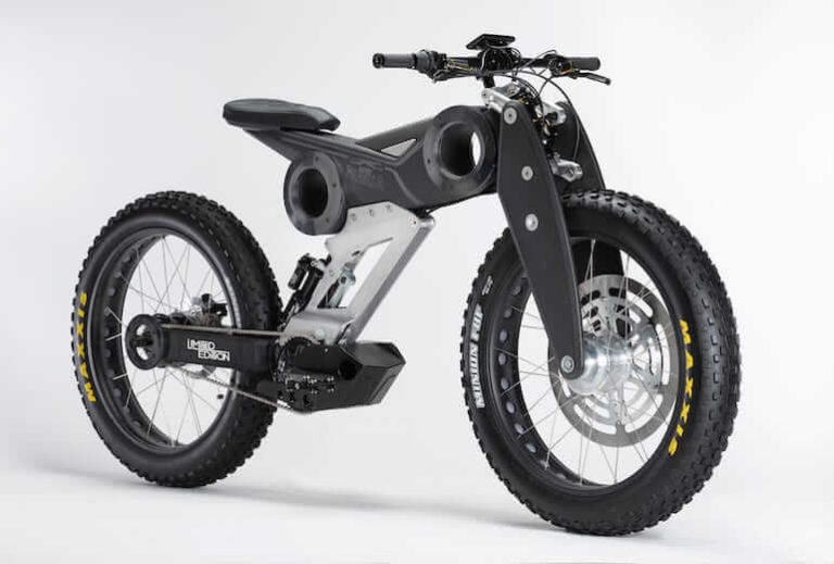 Moto Parilla E-Bike - Carbon Nero