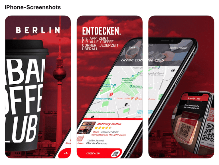 Urban Coffee Club iOS App