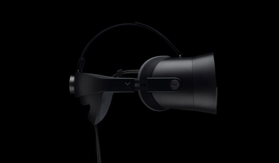 Seitenansicht der VR-Brille Varjo VR2