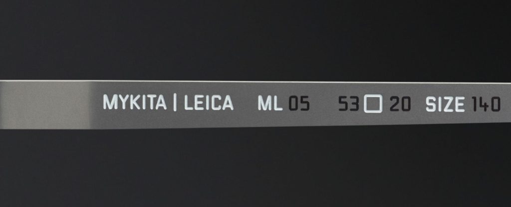 Individuelle Seriennummer MYKITA - Leica Sonnenbrille