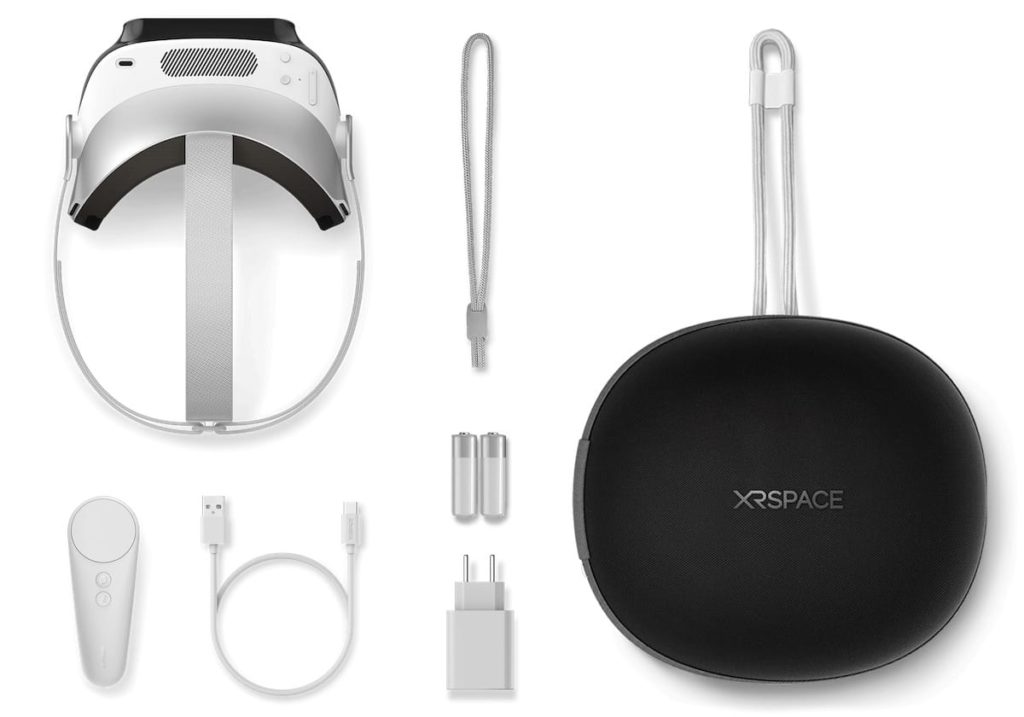 Box-Inhalt des XRSpace Mova VR-Headset