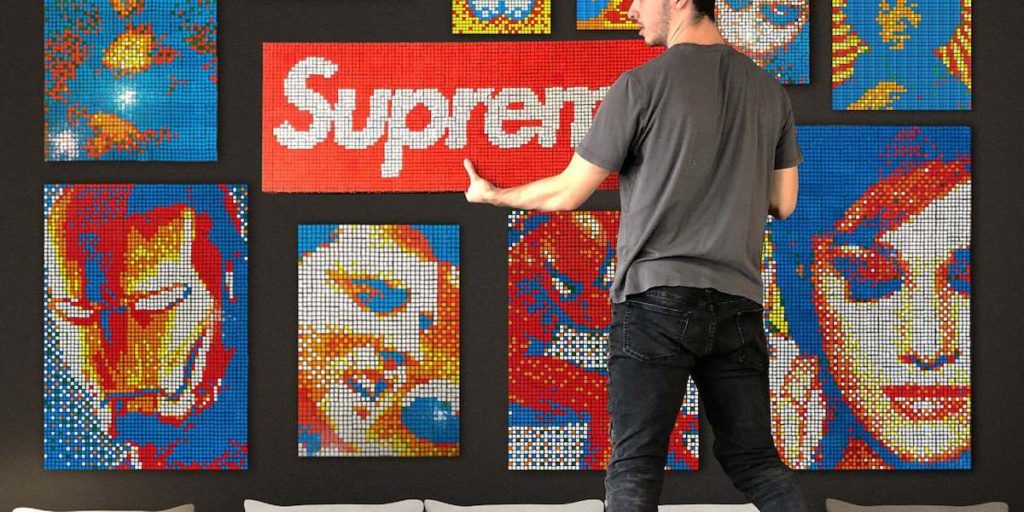 Own Rubik's Cube Mosaics