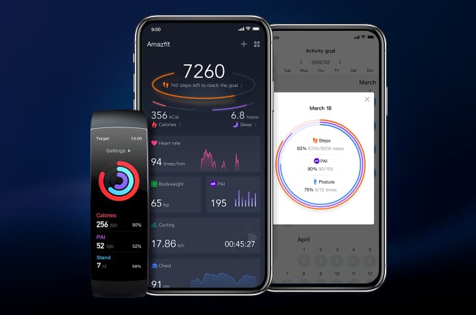 Amazfit X Smartwatch mit Smartphone App