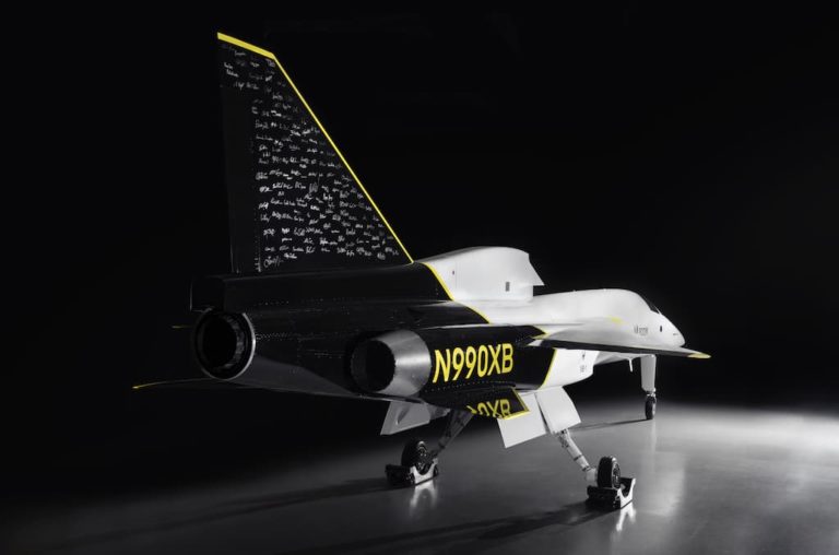 Abbildung des Boom XB-1 Supersonic-Jet