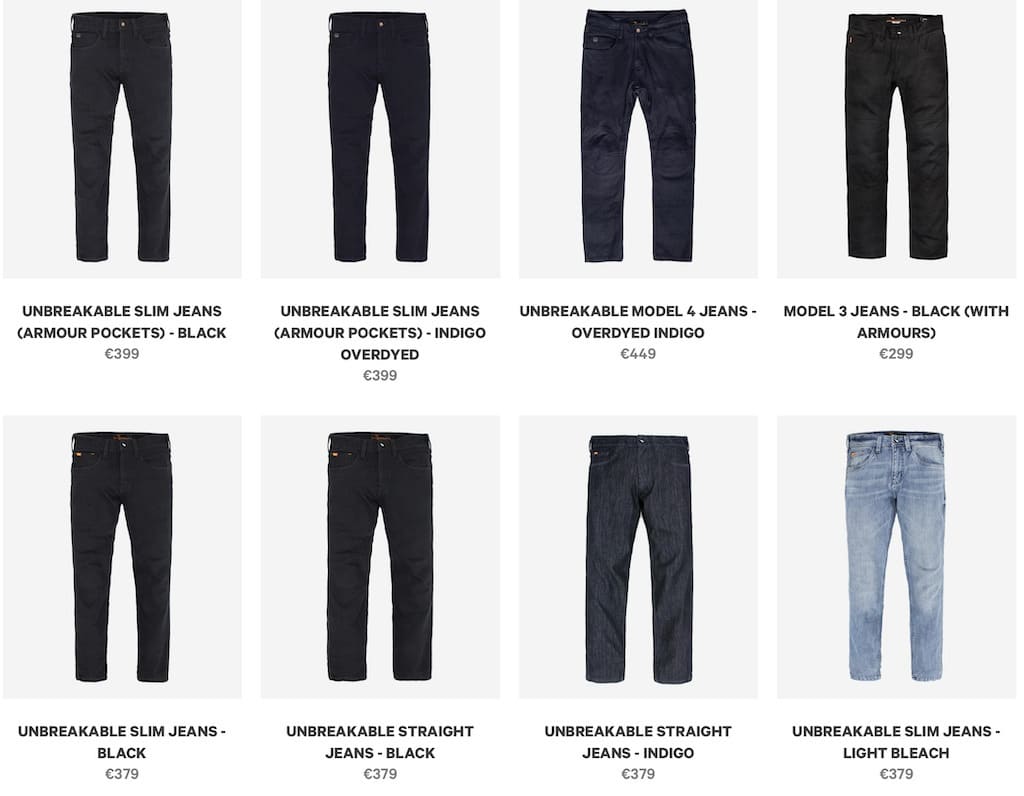 SA1NT Unbreakable Jeans Modelle