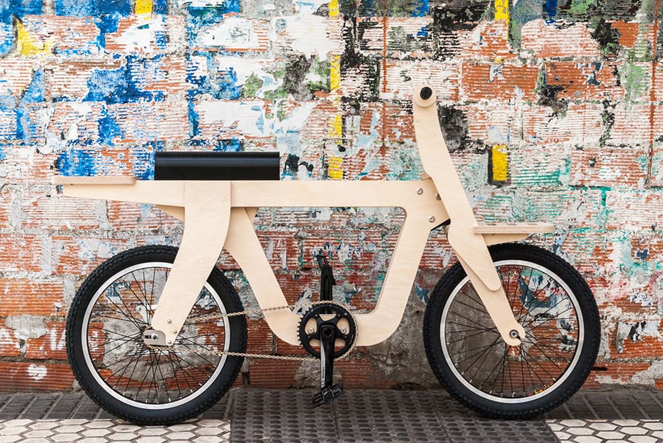 OpenBike Fahrrad aus Holz