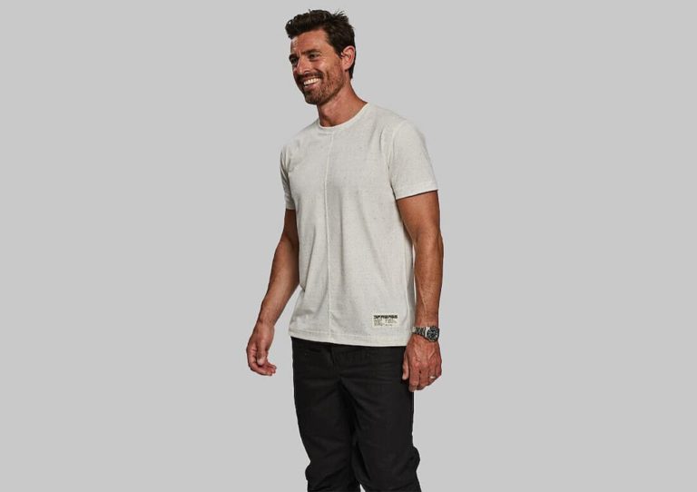 Vollebak Garbage T Shirt in Off-White