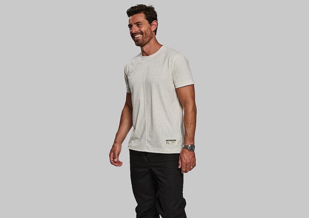 Vollebak Garbage T Shirt in Off-White