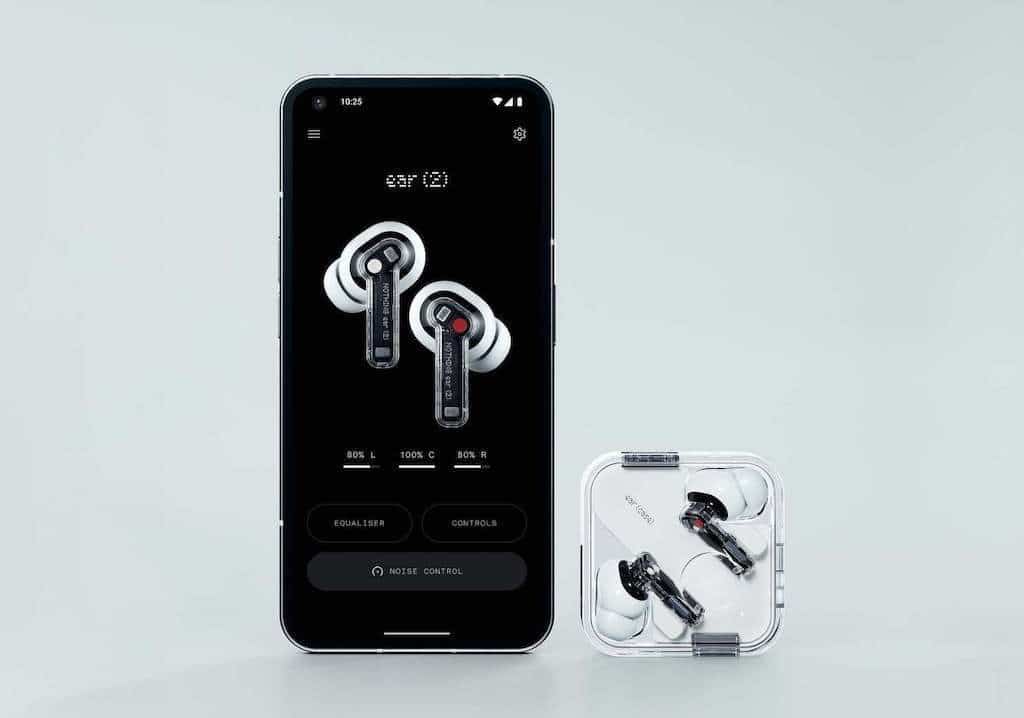 Nothing Ear 2 Ladecase und App
