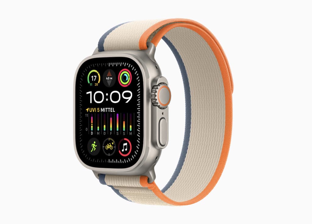 Apple Watch Ultra 2 im Titangehäuse