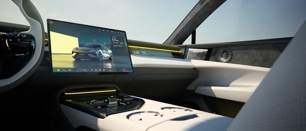 Cockpit & Interior des Lotus Emeya GT
