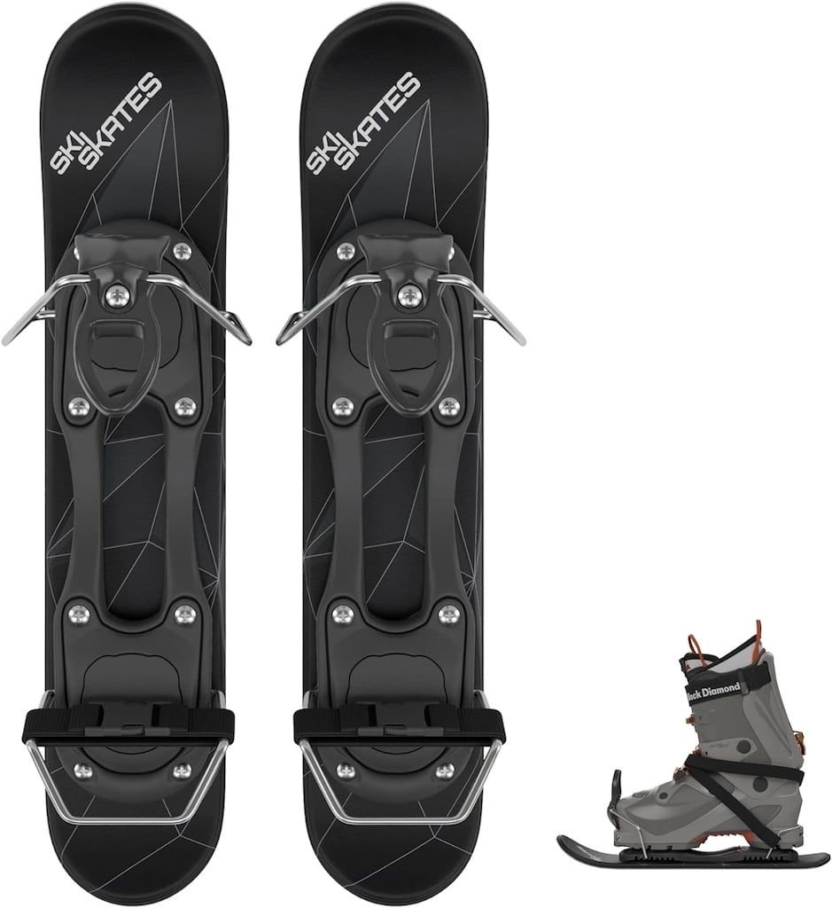 Skiskates - Kurze Mini-Skates für Schnee