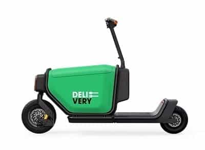 Scootility -elektrischer Lieferscooter