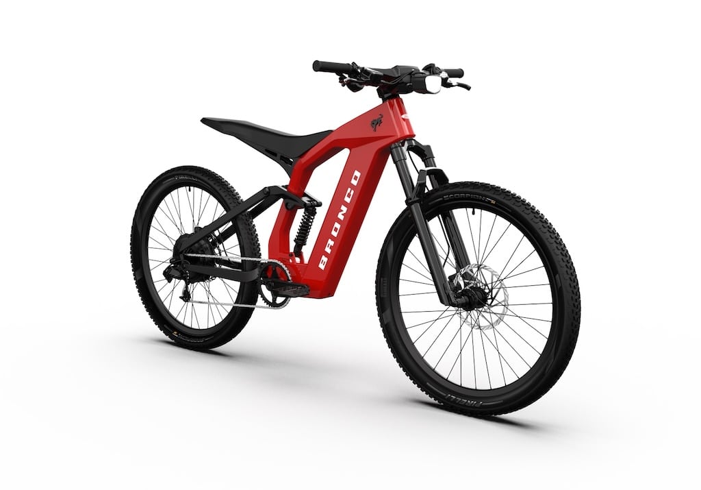 Ford Bronco eBike in Rot