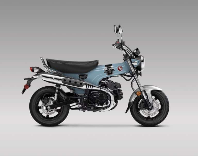 Honda Dax 125 Minibike Motorrad in Pearl Cadet Gray