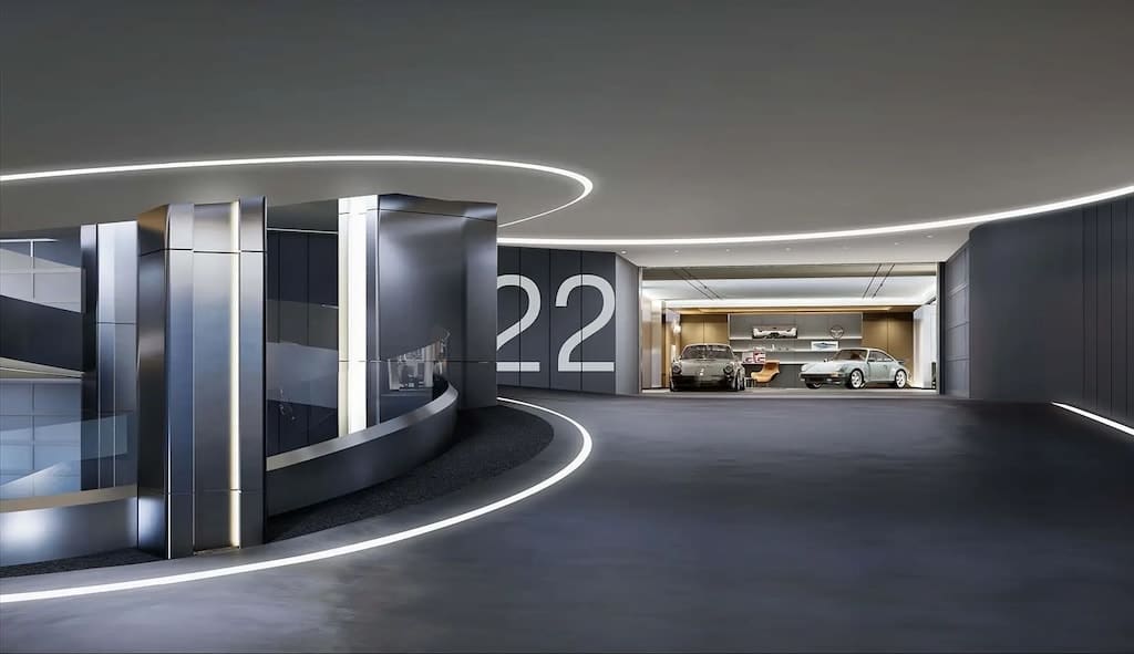 Porsche Garage im Design Tower Bangkok