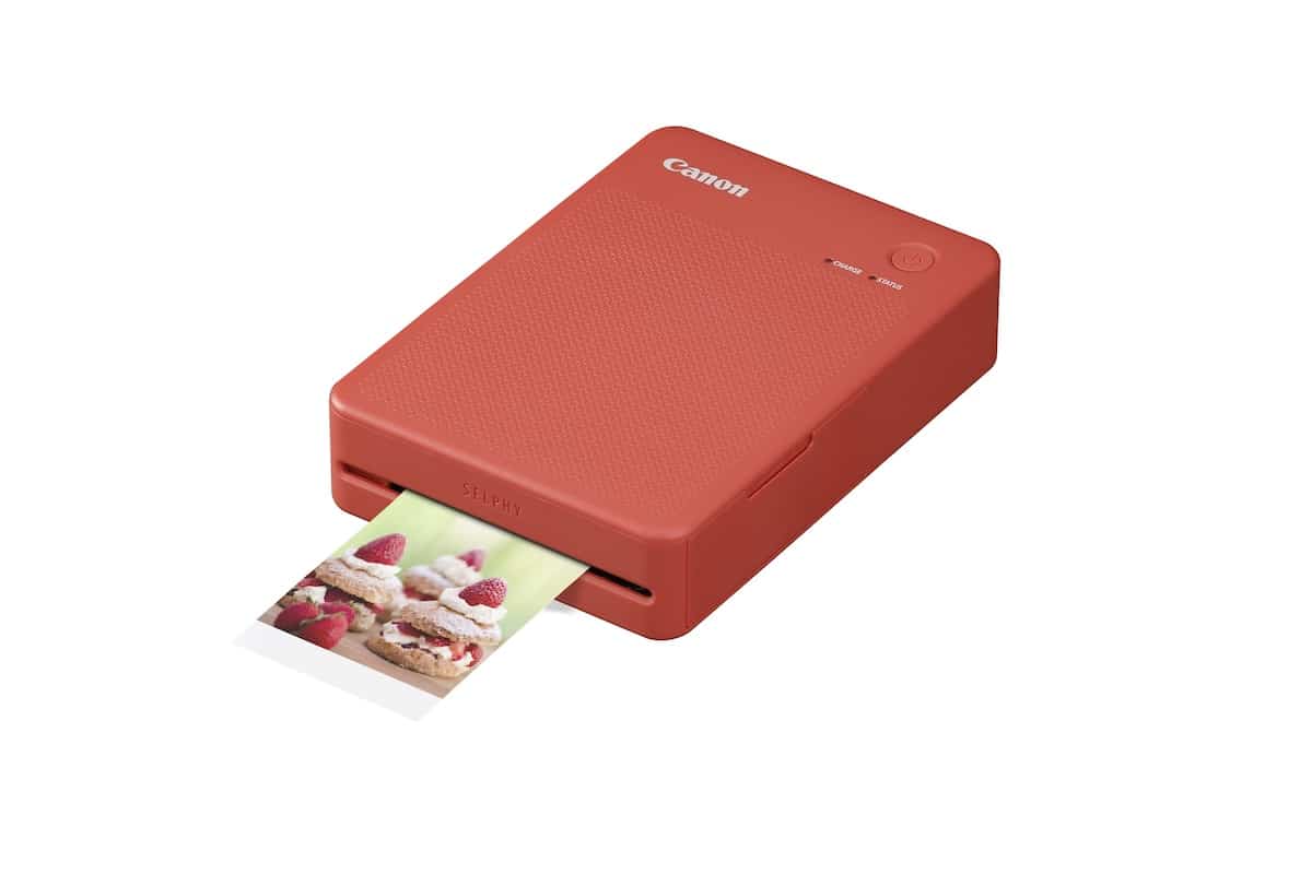 Mobiler Canon SELPHY QX20 Fotodrucker in Terrakotta Rot