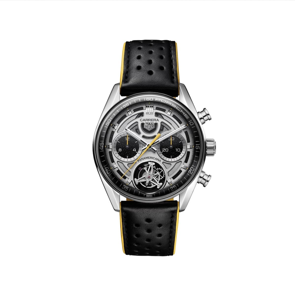 Carrera Chronograph Tourbillon x Porsche Panamericana Uhr