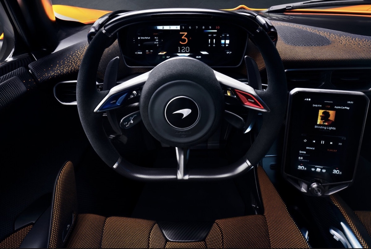 McLaren W1 Interior und Cockpit