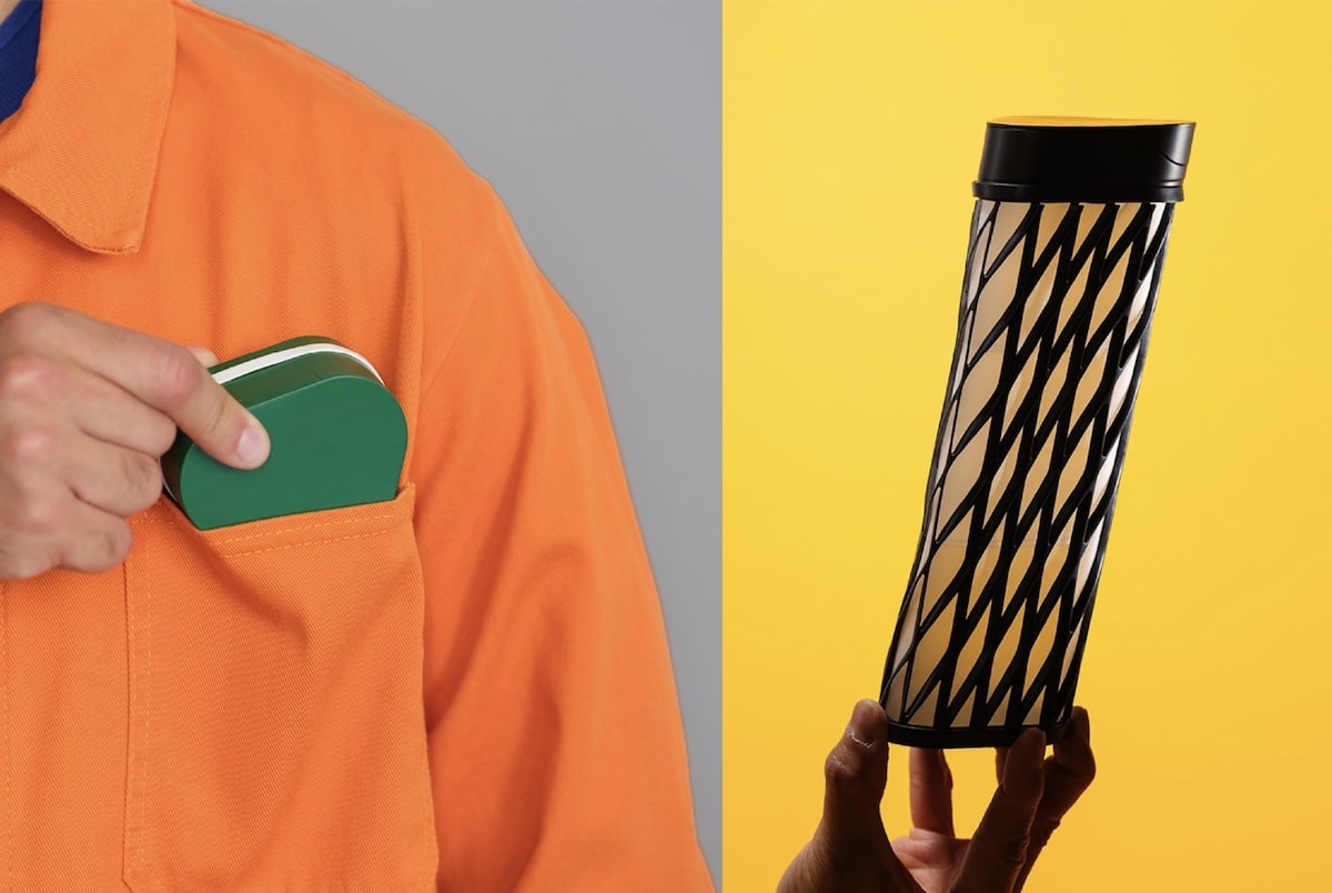 elio faltbare trinkflasche unterwegs