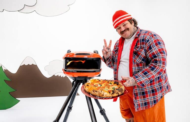 Der tragbare Pizzaofen Gozney Tread