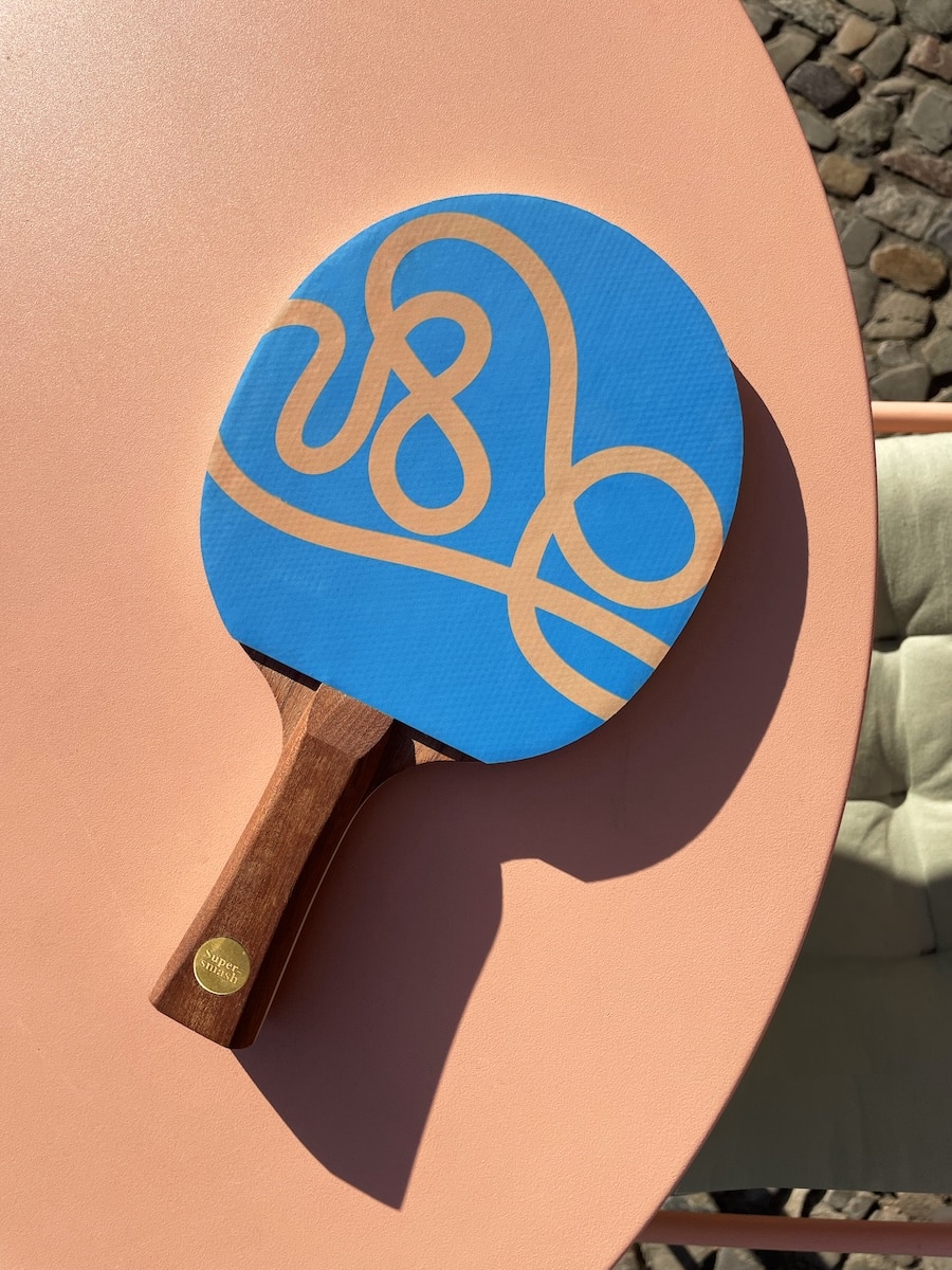 Supermash Design Pingpong Tischtennisschlaeger - Modell Dragonfly