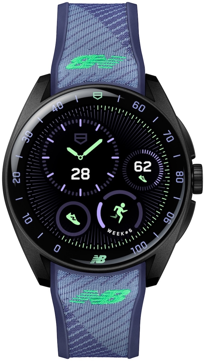 TAG Heuer Connected Calibre E5 x New Balance Zifferblatt