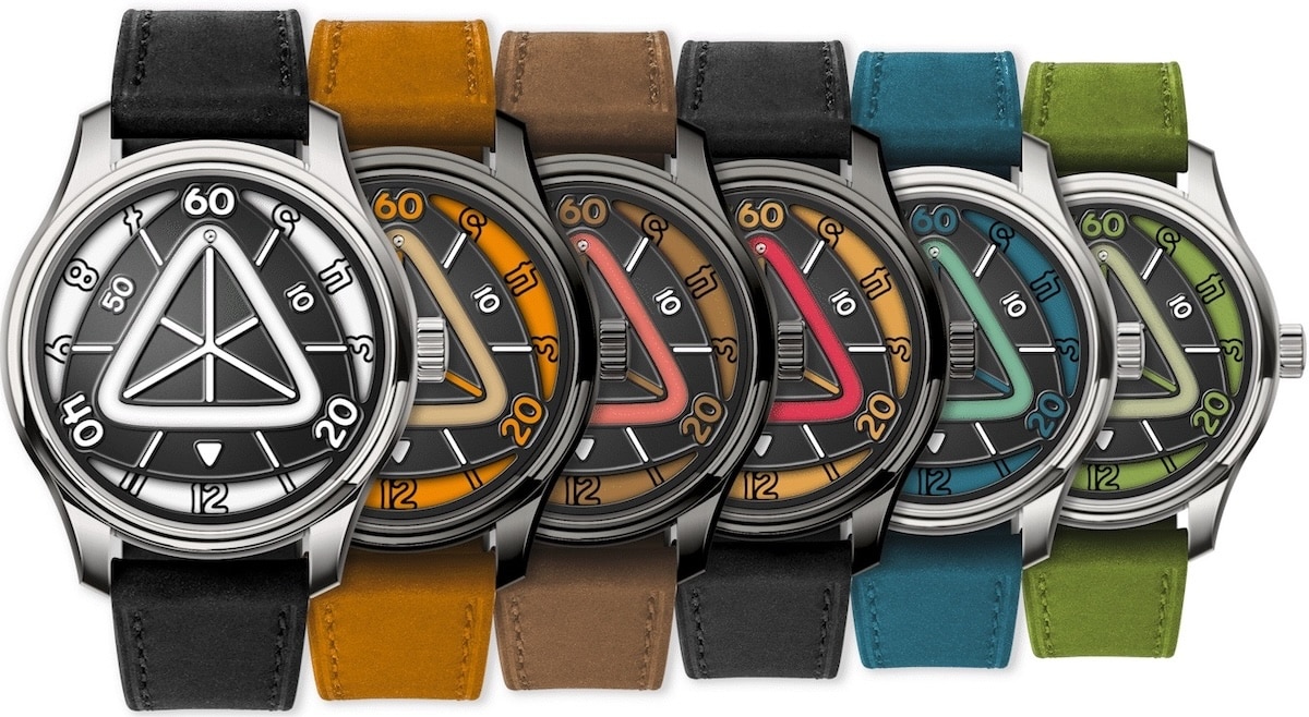 Farben der Triarch Armbanduhr