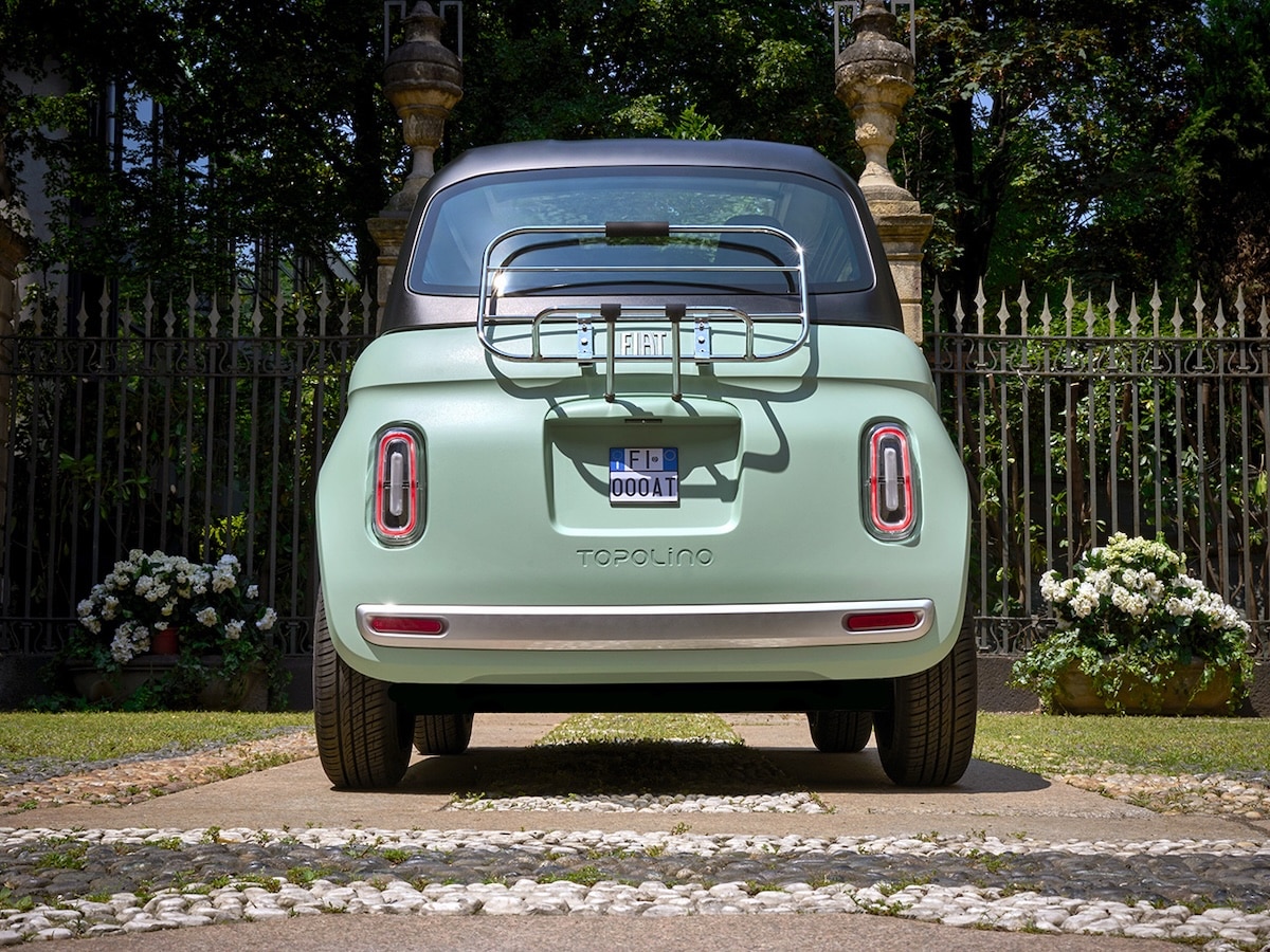 Fiat Topolino E-Microcar Heckansicht