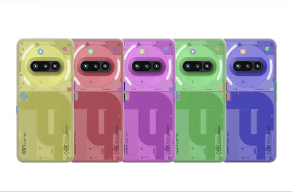 nothing phone 3a community edition smartphone 2025 farben