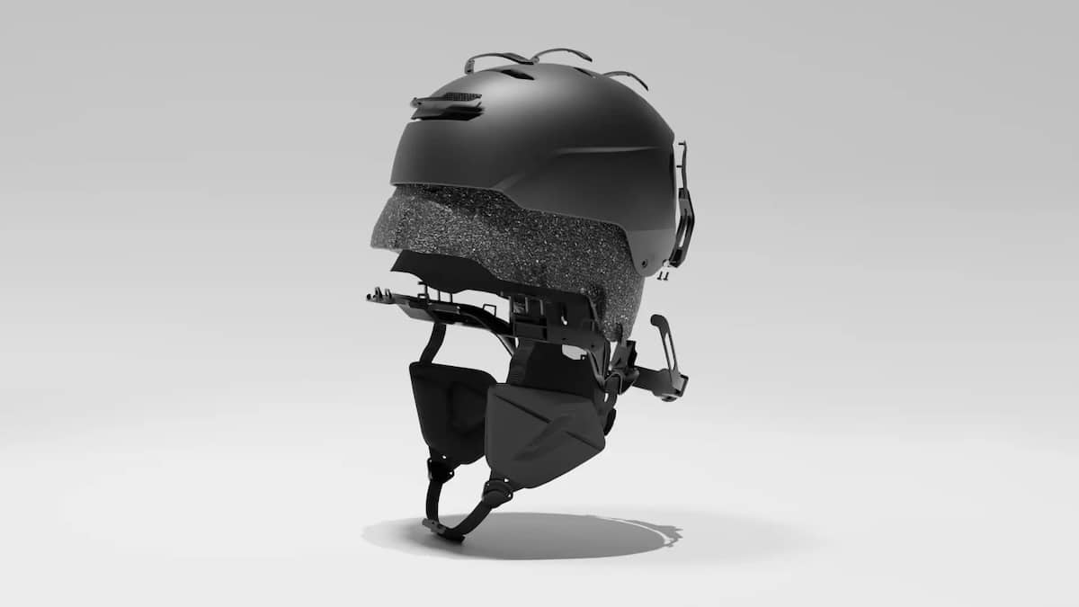ruroc lite chrome skihelm aufbau