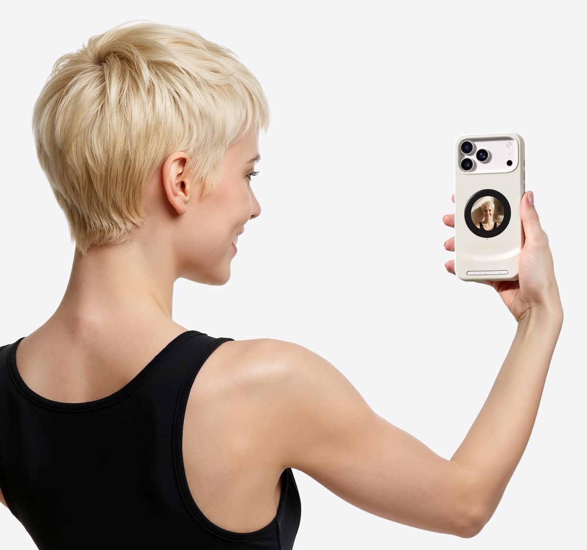 Selfix Rückseiten-Display fürs Selfies