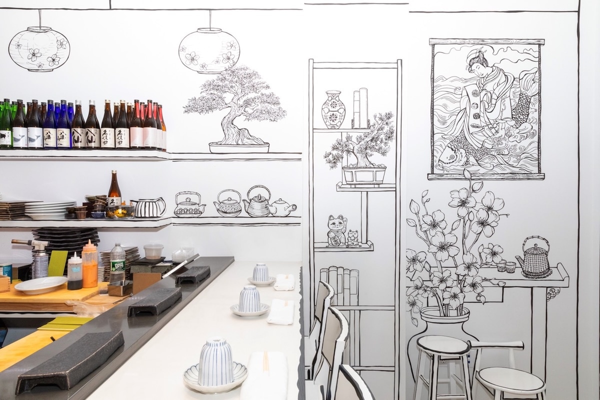 Japanische Restaurant Shirokuro in New York