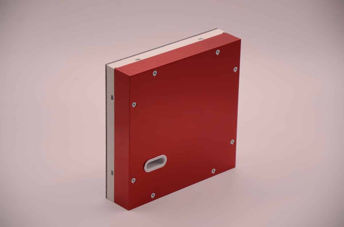 Rückseite des digitalen Bilderrahmens Tuneshine