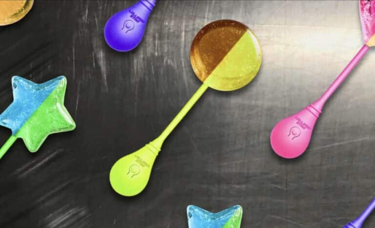 Lollipop Star Lutscher mit Musik