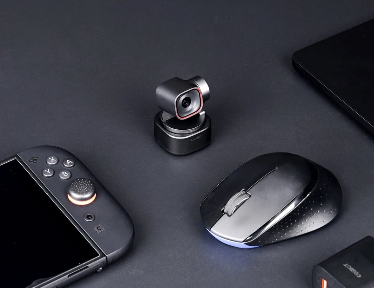 Obsbot Tiny 3 Webcam Grössenvergleich