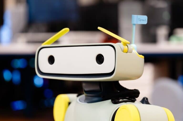 Sprout Humanoid Roboter Kopf und Gesicht