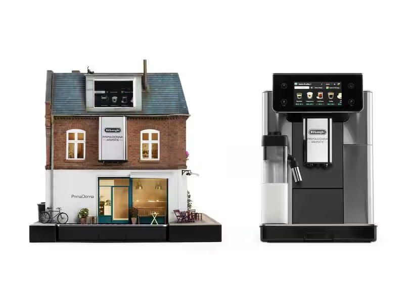 DeLonghi Tiny Coffee Shops PrimaDonna