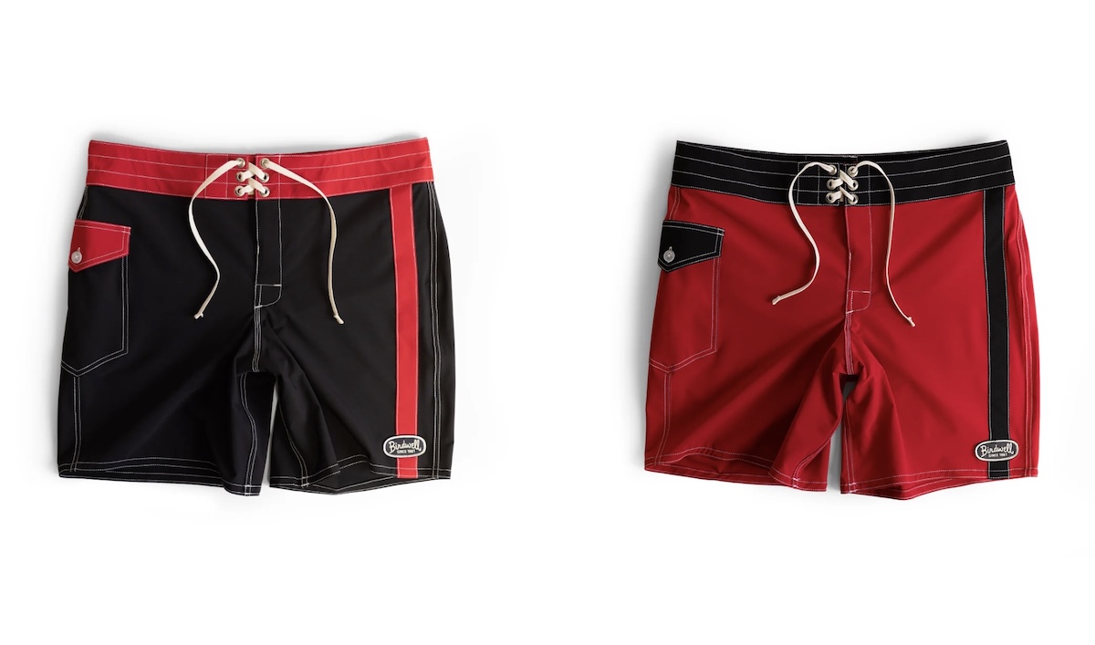 birdwell 808 boardshorts modell mono stripe Birdwell 808 Boardshorts - Modell Mono Stripe