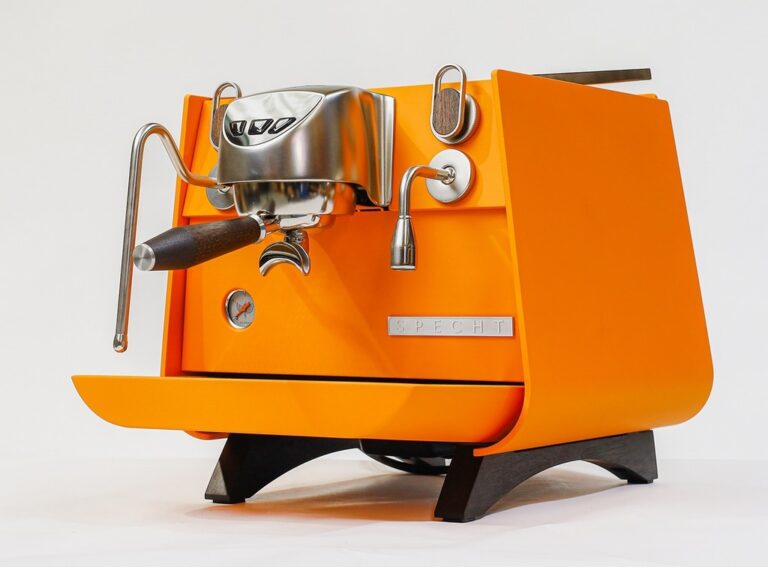 Specht Espresso Maschine in Orange