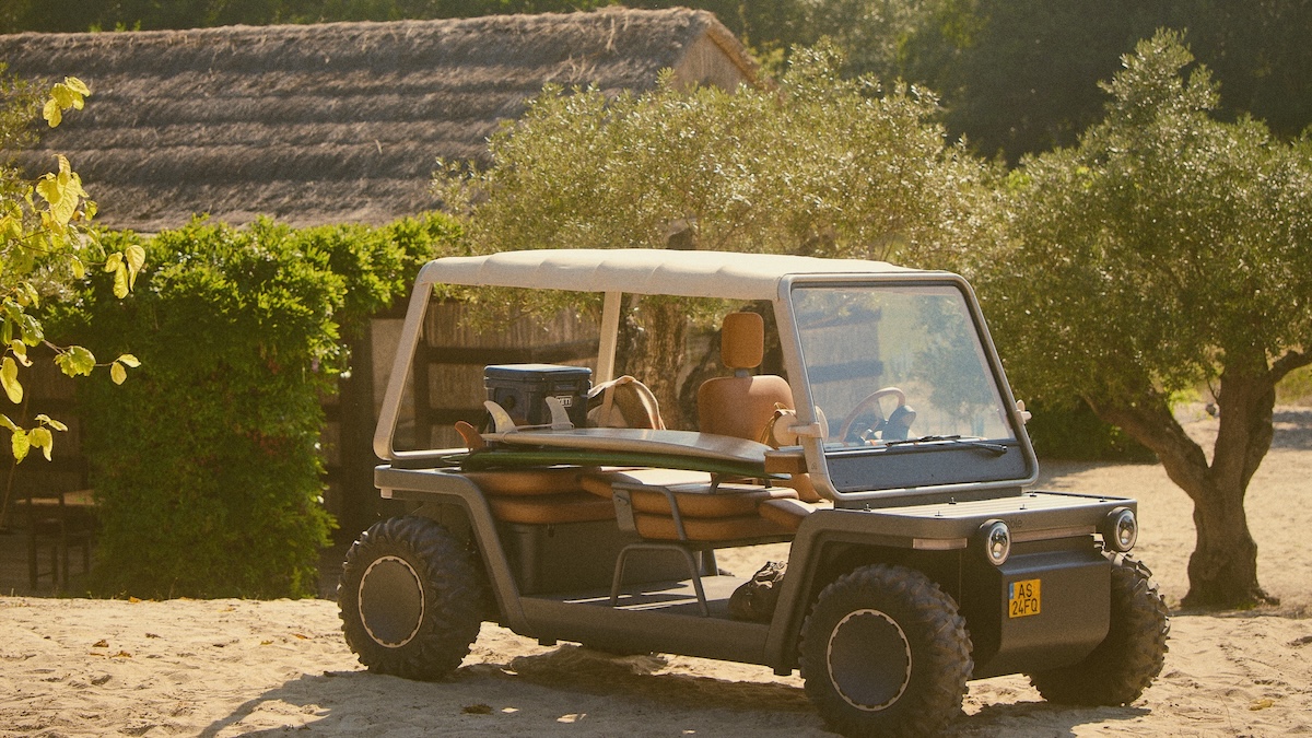 Amble One Elektro-Buggy am Strand