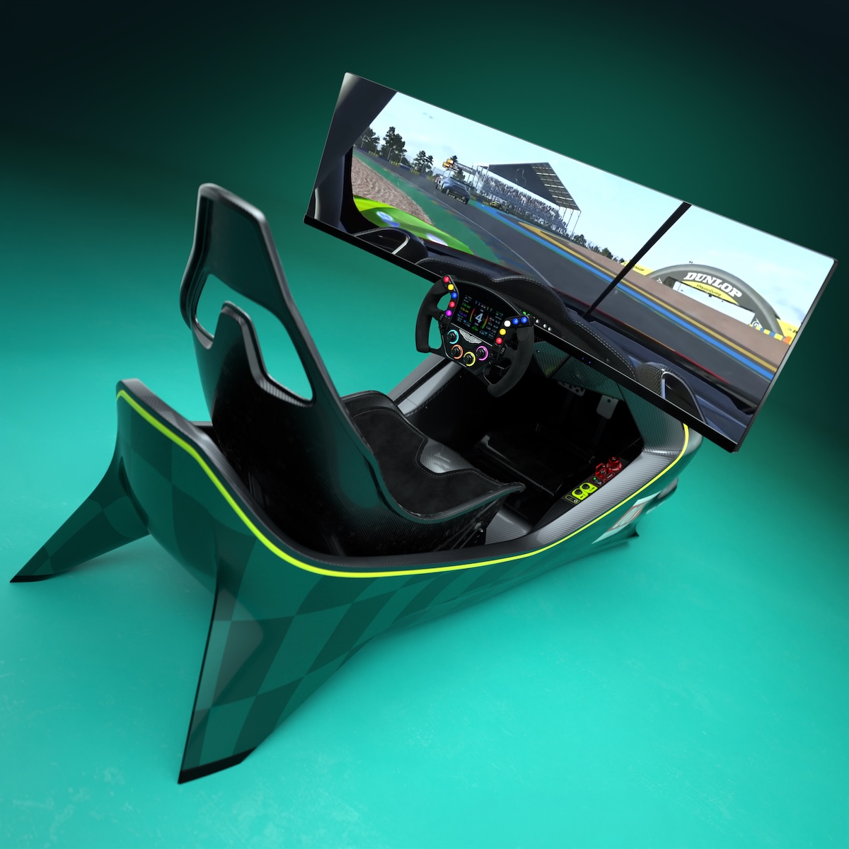AMR-C01-R Aston Martin Racing Simulator 49-Zoll-Curved-Monitor