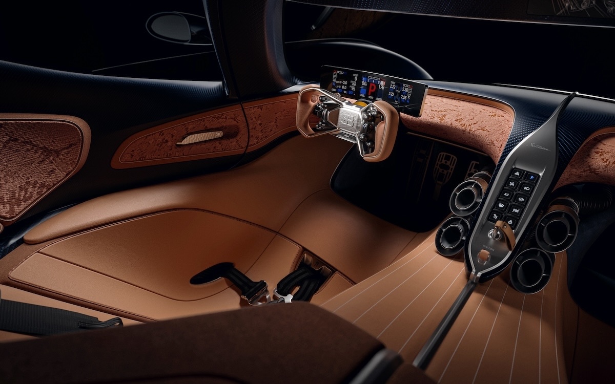 Bugatti Destrier Interior und Cockpit