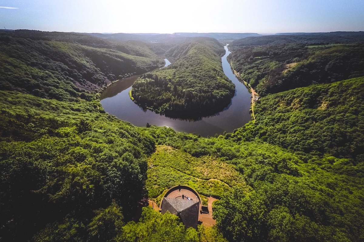 saarschleife und aussichtspunkt cloef Saarschleife und Aussichtspunkt Cloef