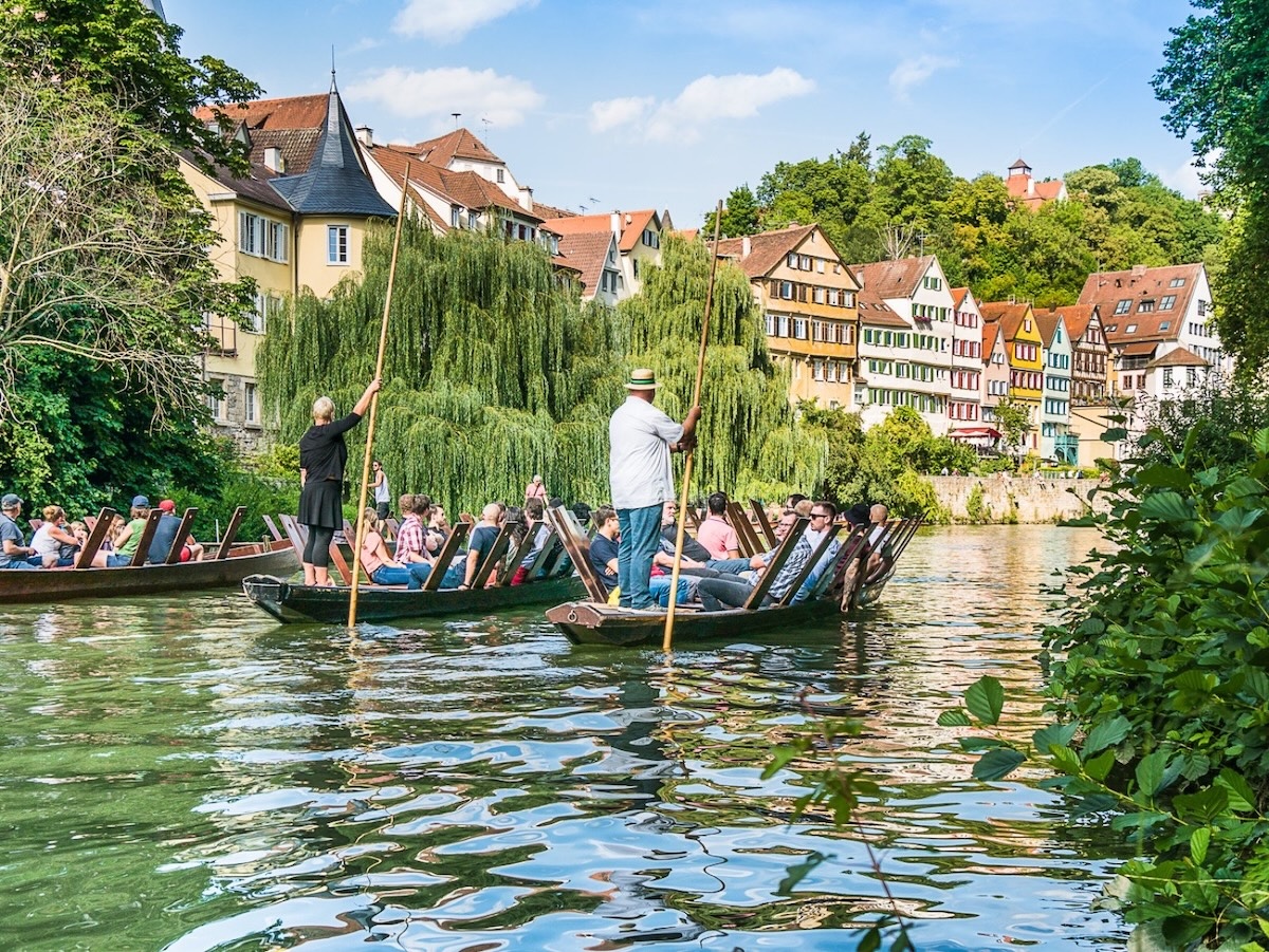 Tübinger Stocherkähne / Stocherkahnfahrten